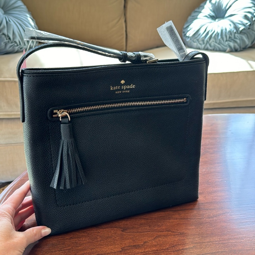 Kate Spade crossbody, black, NWT
